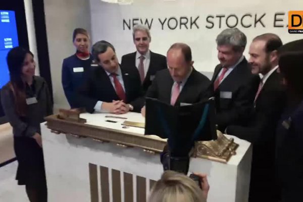 <p>Ignacio Cueto celebró los 20 años de Latam en Wall Street</p>