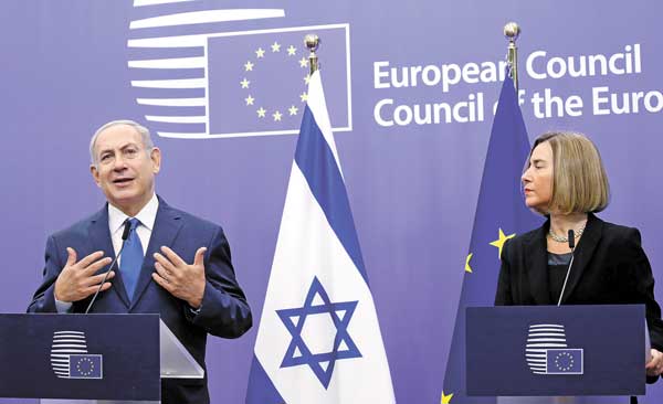 UE rechaza llamado de Netanyahu a reconocer a Jerusalén como capital de Israel