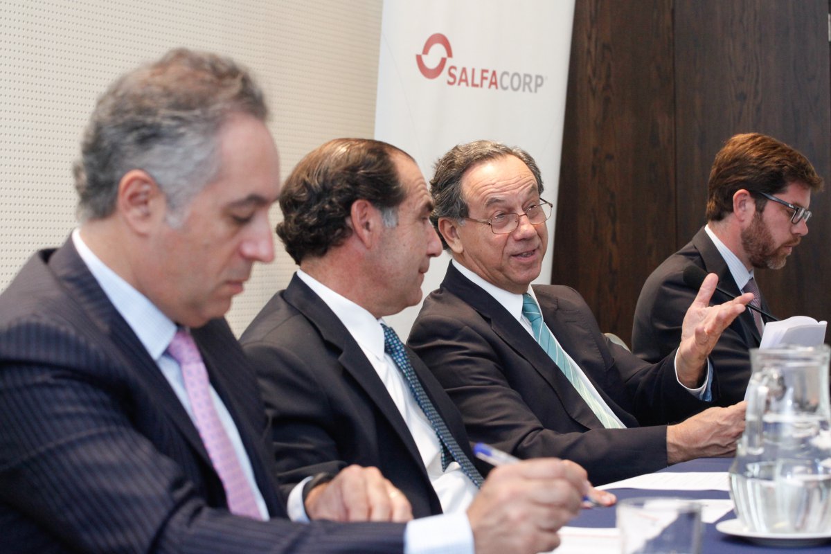 <p>Andrés Navarro, presidente de SalfaCorp.</p>