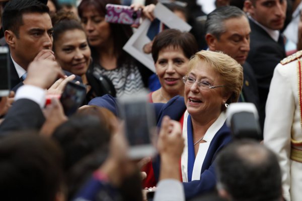 El adiós de Bachelet de La Moneda