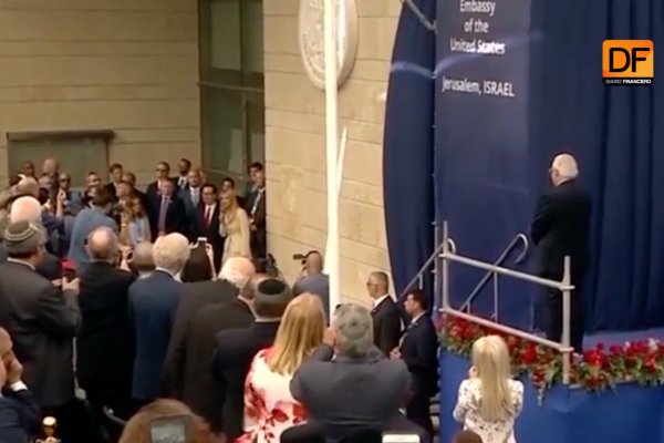 <p>Ahora en DF: Inauguración de la embajada de EEUU en Jerusalén</p>