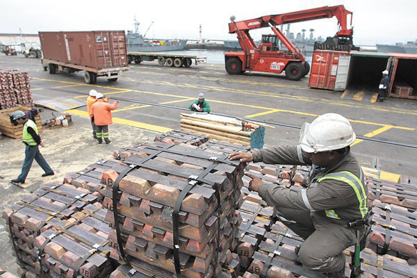 Cobre rompe racha de cinco días a la baja y supera los US$ 2,80