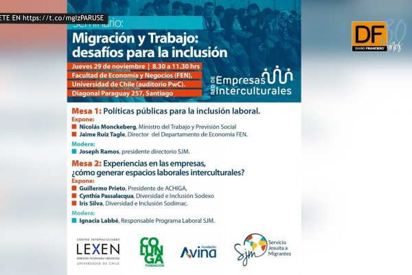 <p>Ahora en DF: Servicio Jesuita a Migrantes realiza seminario para la inclusión laboral de extranjeros</p>