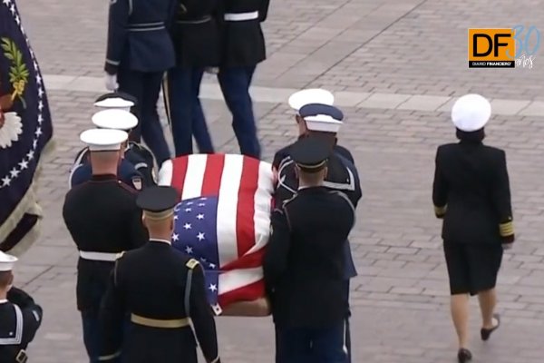 Ahora en DF: Así fue el funeral de George HW Bush en el Capitolio Nacional de Washington