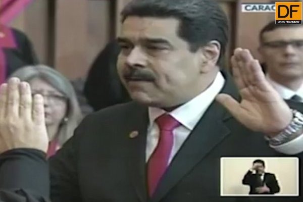 <p>Nicolás Maduro juramentó ante el Tribunal Supremo de Justicia su segundo periodo presidencial</p>