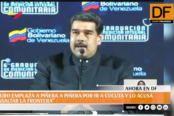 <p>Ahora en DF: Maduro acusa a Piñera y a Duque de "asaltar la frontera"</p>