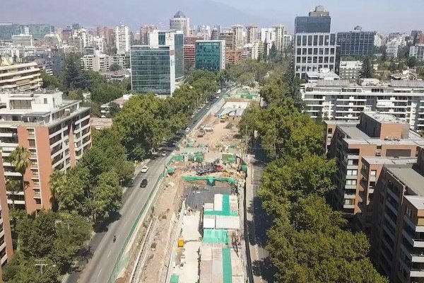 <p>Ministro Juan Andrés Fontaine supervisa avances de nueva autopista A. Vespucio Oriente</p>