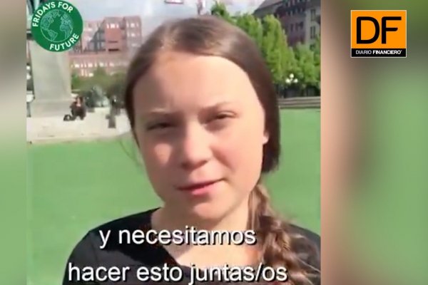 <p>Ahora en DF: Greta envía un mensaje a Chile</p>