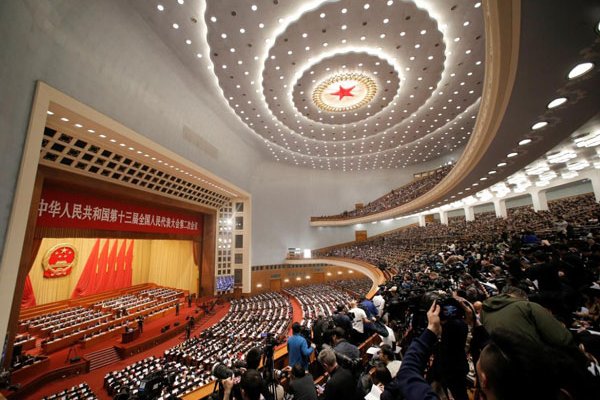 Las sesiones del Parlamento reúnen a más de 5.000 delegados en la capital, por al menos 10 días. Foto: Reuters