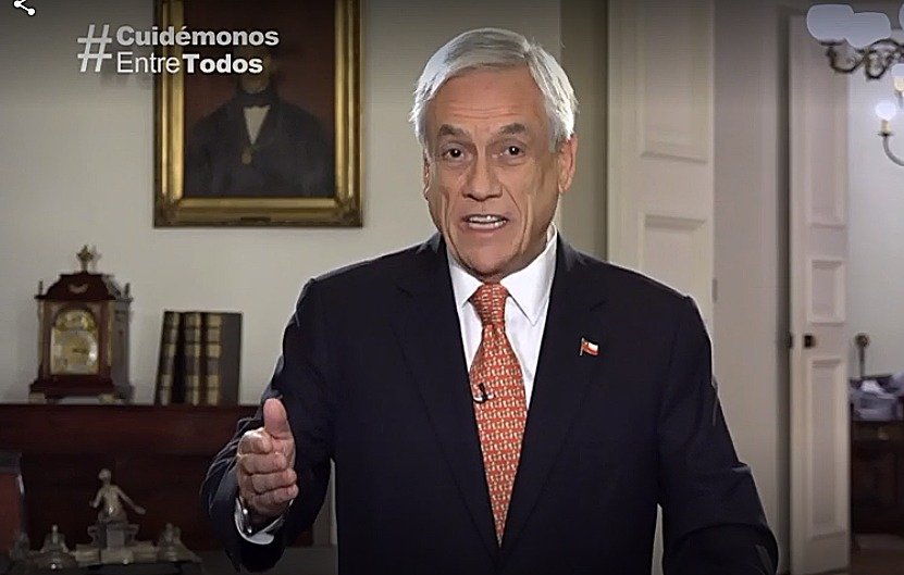 <p>Piñera anuncia ley de teletrabajo para el sector público y pospone reingreso de clases</p>