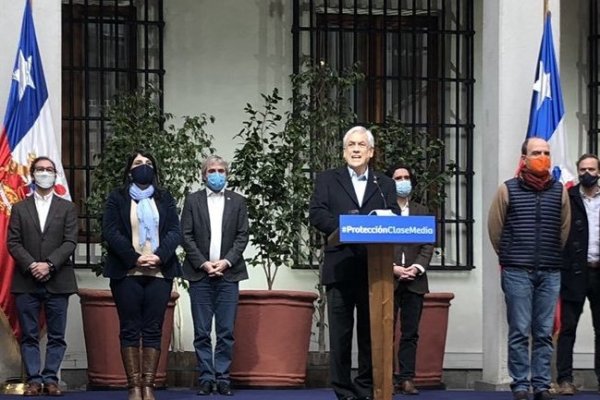 <p>El presidente Sebastián Piñera anunció el plan en La Moneda. Foto: Agencia Uno </p>