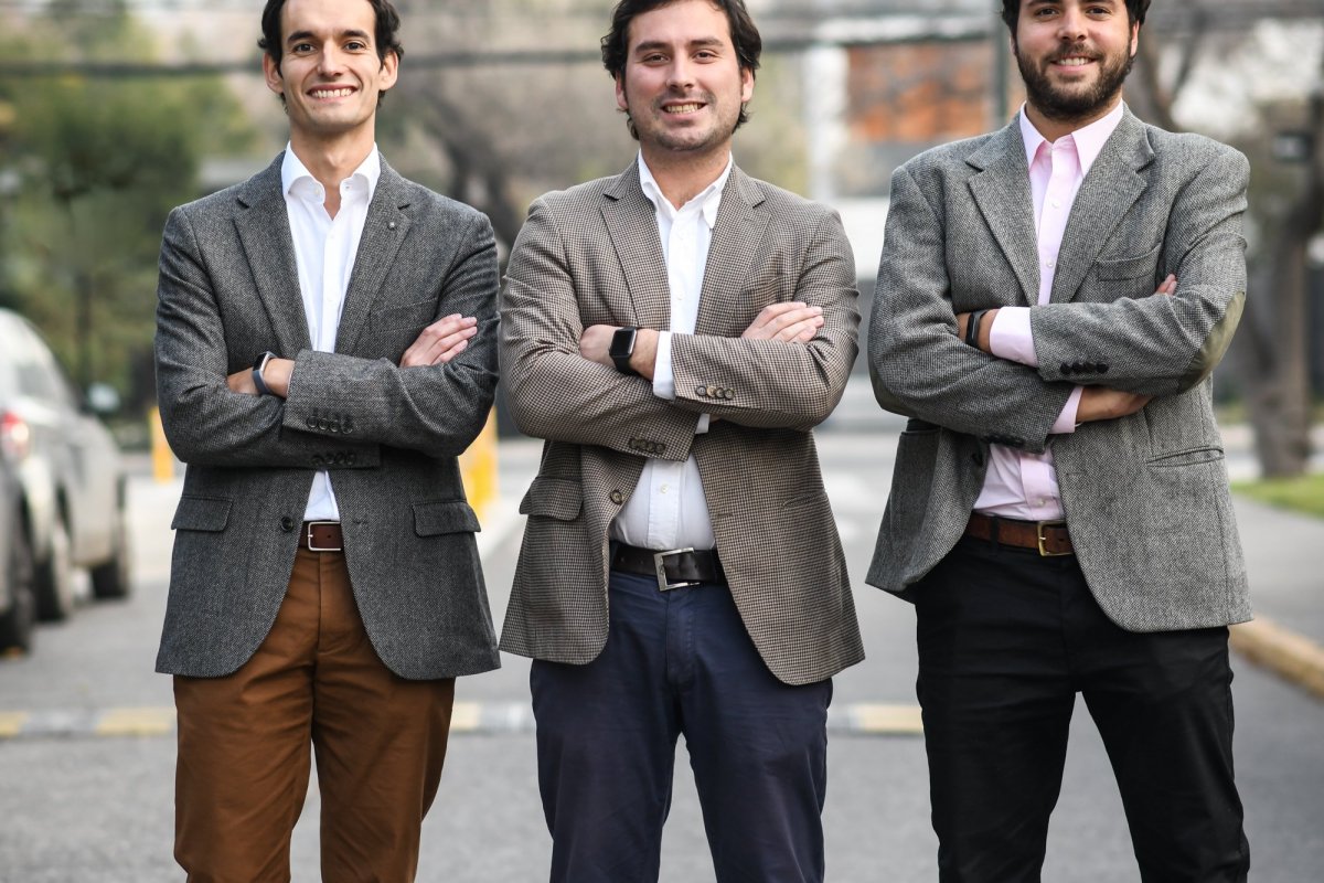 <p>Fundadores de Keiron, Álvaro de la Barra, Alejandro Yung y Martín Cruz. </p>