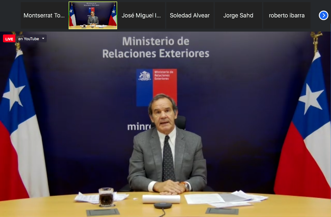 <p>Canciller Allamand: “Dibujar bien nuestra estrategia hacia EEUU y China es quizás el desafío más complejo de nuestra política exterior”</p>