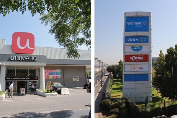 Walmart y SMU están entre las mayores cadenas de supermercados del país. Foto: Julio Castro