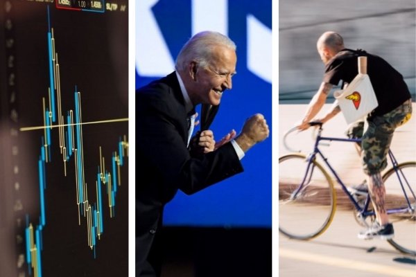 <p>Primer Click 9 de noviembre: Bolsas celebran triunfo de Biden +El próximo unicornio chileno</p>