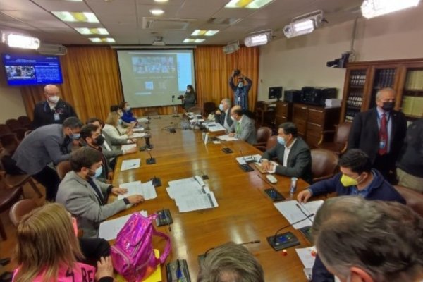 <p>Alta expectación hubo ayer en la comisión de Constitución de la Cámara. Foto: Agencia Uno </p>