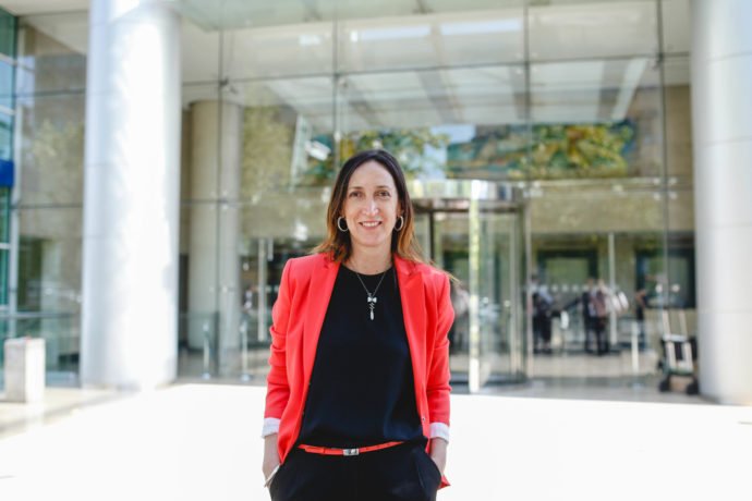 <p>Mónica van der Schraft consejera del Colegio de Abogados. Foto: Julio Castro</p>