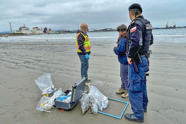 El nuevo varamiento de carbón en la costa de Quintero que preocupa a las autoridades