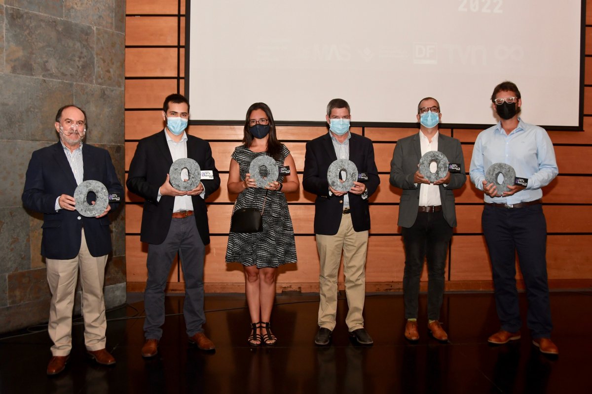 <p>La ceremonia de premiación se realizó el miércoles pasado en el auditorio de TVN.</p>