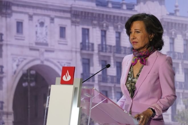 <p>Ana Botín, Presidenta de Banco Santander</p>