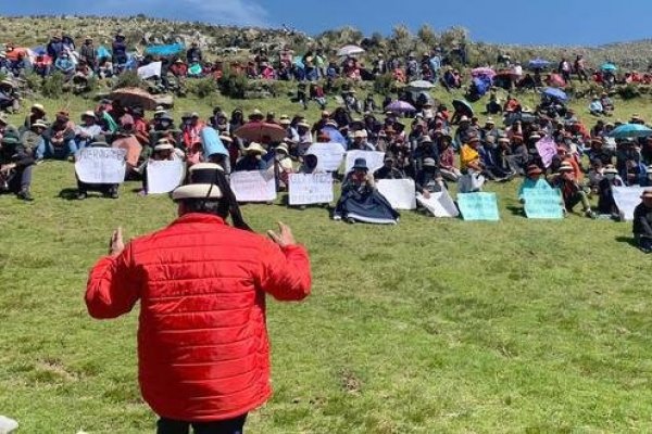 Comunidad pide a minera Las Bambas no operar hasta instalar mesa de diálogo