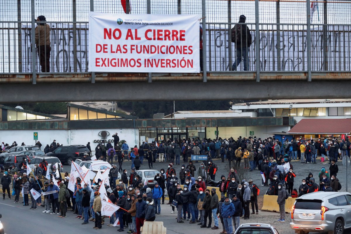 <p>Federación de Trabajadores del Cobre anuncia que paro nacional de Codelco comenzará este miércoles</p>