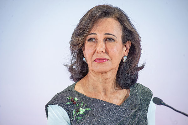 <p>La presidenta del grupo Santander, Ana Botín.</p>