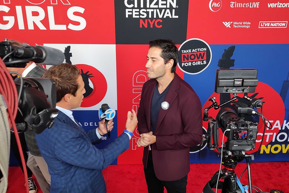 <p> Eduardo della Maggiora, cofundador de Betterfly, en el Global Citizen de Nueva York, evento donde anunció el compromiso climático.</p>