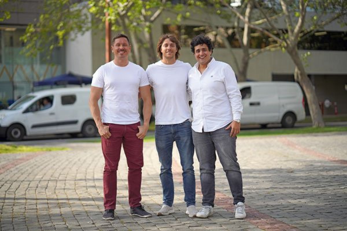 <p>Gert Findel, Juan Pablo Reyes y Carlos Contreras.</p>