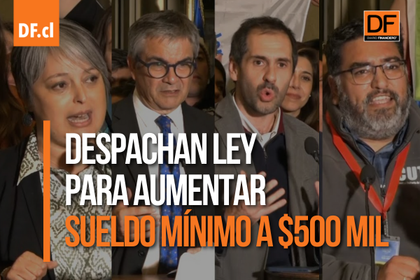 <p>Ahora en DF | Cámara de Diputados despacha ley para aumentar sueldo mínimo a $500 mil</p>