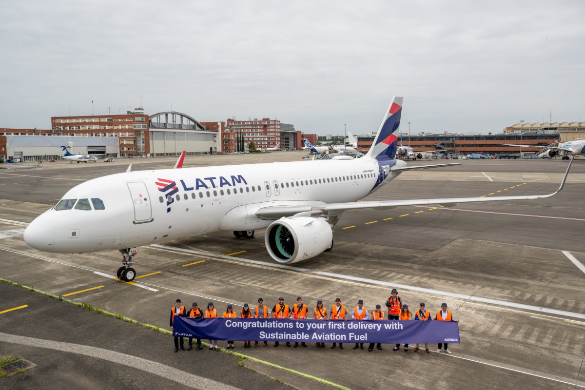 <p>El vuelo se realizó entre Francia y Brasil.</p>