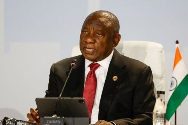 El presidente sudafricano y anfitrión de la cumbre, Cyril Ramaphosa,