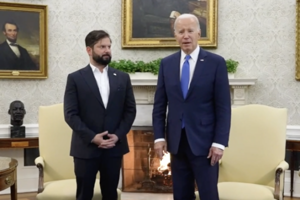 <p>Ahora en DF | Boric y Biden se reúnen en la Casa Blanca y acuerdan grupo de trabajo para analizar apoyo a empresas</p>