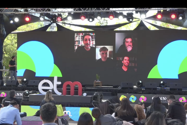 El panel del EtM Day fue moderado por Tomás Bervovich, CEO de Global66.