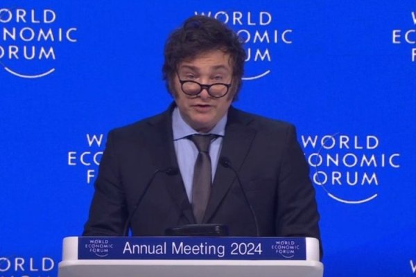 Milei rompe el esquema en el WEF con un discurso capitalista y plagado de críticas al Estado