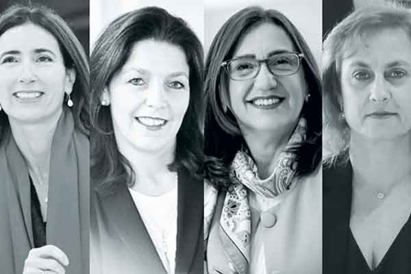 Carolina Schmidt, Mireille Van Staeyen, Felisa Ros y Joanna Davidovich, directoras de Engie.