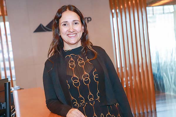 La directora de ventas y estructuración de Renta Fija deCredicorp Capital Chile, Natalia Toledo. Foto: Julio Castro