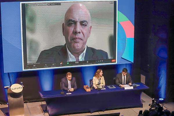 Rosario Navarro encabezará la jornada junto a los vicepresidentes Óscar Hasbún y Gonzalo Said. Foto: Julio Castro