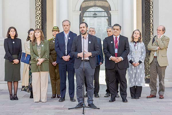 A la reunión en La Moneda asistieron autoridades y los representantes del comité asesor del Censo.