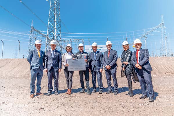 Inauguración de la subestación Jadresic de Transelec, en Antofagasta.