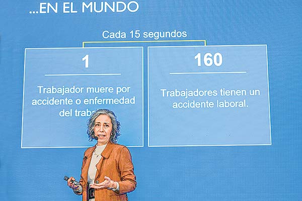 La superintendenta de Seguridad Social, Pamela Gana, fue una de las expositoras en Irade.