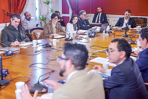 Los integrantes de la mesa expusieron en la Comisión de Salud del Senado este lunes. Foto: Senado