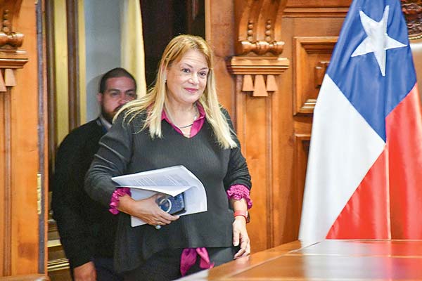 La ministra Ángela Vivanco presidió la  Tercera Sala de la Corte Suprema cuando el juez Sergio Muñoz estaba de vacaciones, en julio de 2023. Foto: Agencia Uno