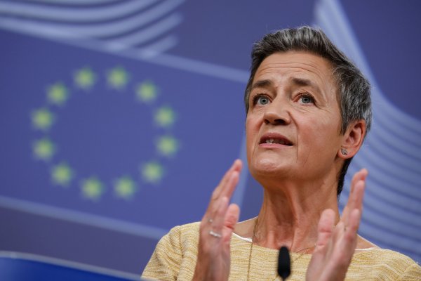 La jefa de competencia de la UE, Margrethe Vestager, Foto: Bloomberg.