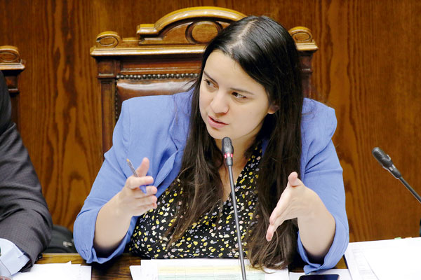 Javiera Martínez, titular de la Dirección de Presupuestos (Dipres) liderará la discusión en la comisión mixta junto con el ministro Mario Marcel. Foto: Agencia Uno