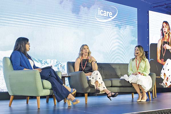 Marina Tannenbaum, Mariana Parody y Paulina Assmann en el panel de Economía Digital.