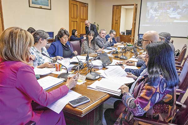 Equidad salarial fue analizado en la comisión de la Mujer en el Senado. Foto: Senado