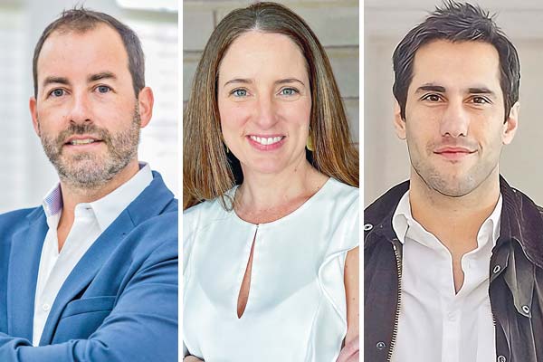 Cristián Olea, Manutara Ventures. Magdalena Guzmán, ACVC. Cristóbal Píñera, Tantauco Ventures