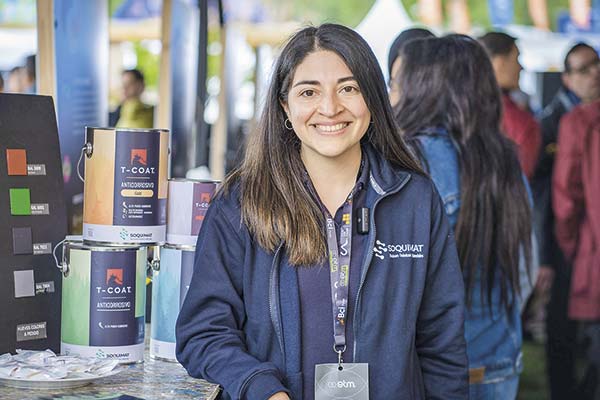 Patricia Barros, CEO y cofundadora de Soquimat.