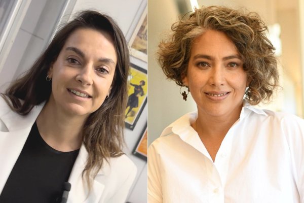 <p>La directora ejecutiva de la Fundación Chile sin Cáncer, Cecilia Gracia, y una de sus directoras, Dafne González.</p>